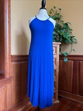 Brit & Bri long blue dress women’s small